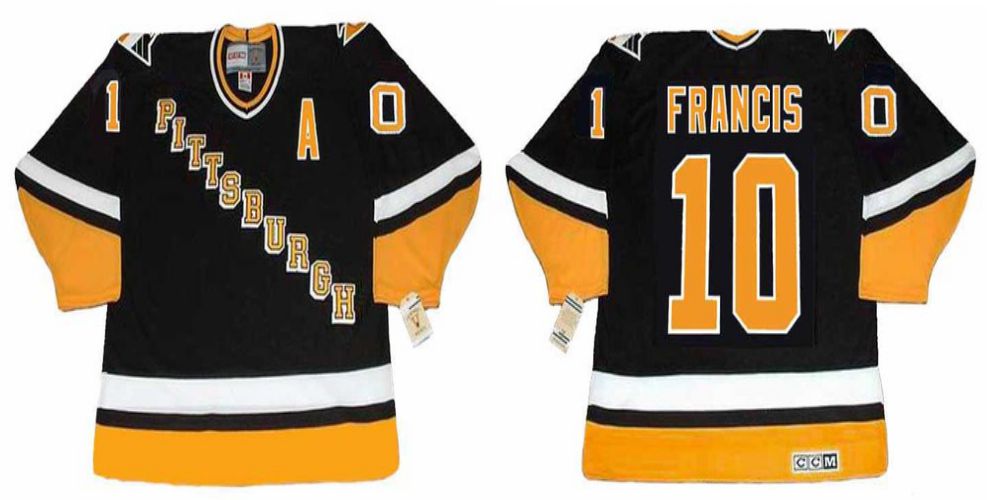 2019 Men Pittsburgh Penguins #10 Francis Black CCM NHL jerseys1->pittsburgh penguins->NHL Jersey